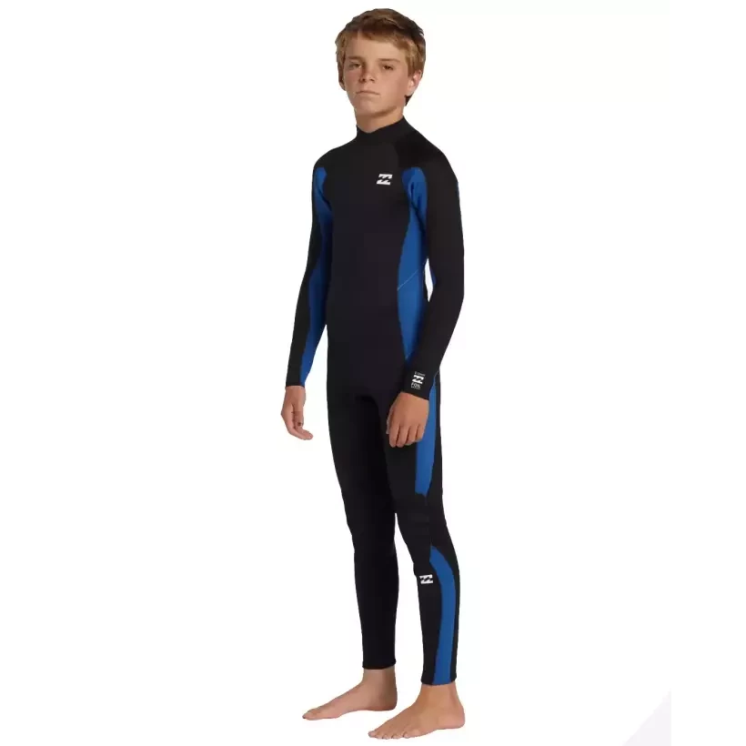 Billabong Foil 3/2mm BZ Flat Lock Junior Mid Blue
