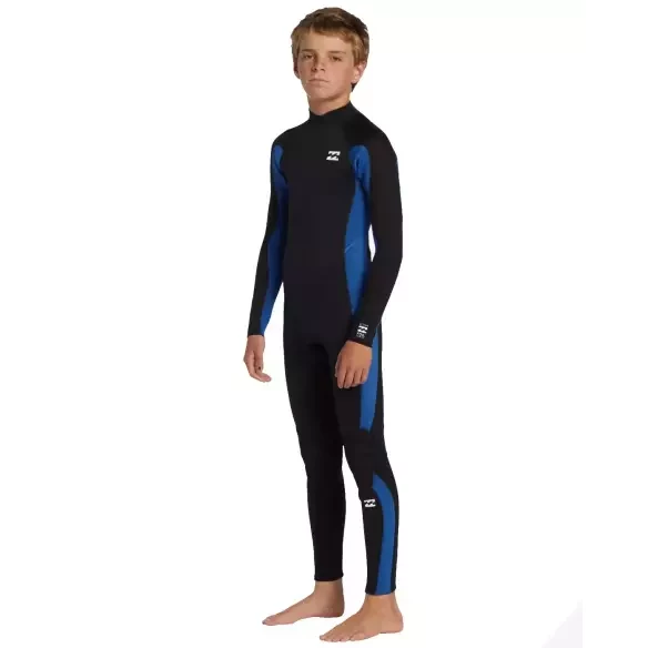Billabong Foil 3/2mm BZ Flat Lock Junior Mid Blue
