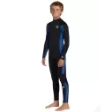 Muta surf Billabong Foil 3/2mm BZ Flat Lock Junior Mid Blue