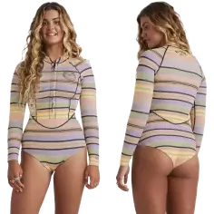 Neopreen Billabong Salty Dayz Natural Light LS Black Multi