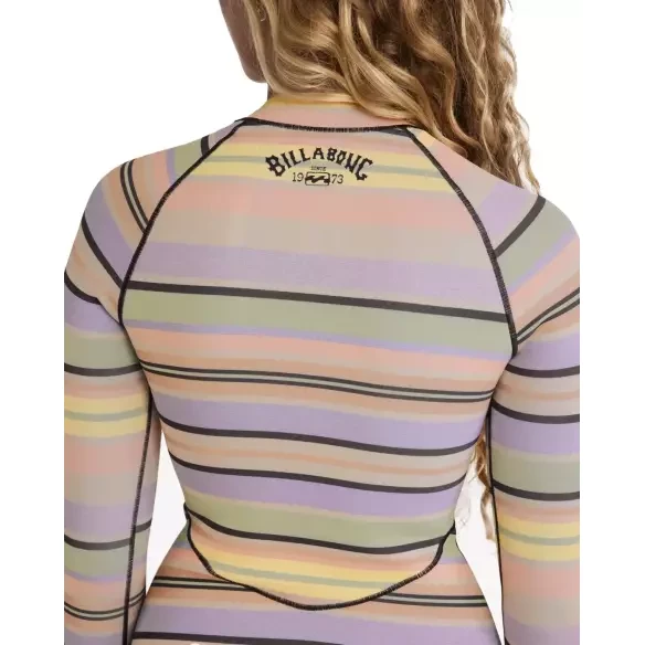 Neopreno Billabong  Salty Dayz Natural Light LS Black Multi