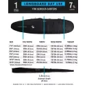 Funda Creatures Longboard Day Use DT2.0 Black Silver