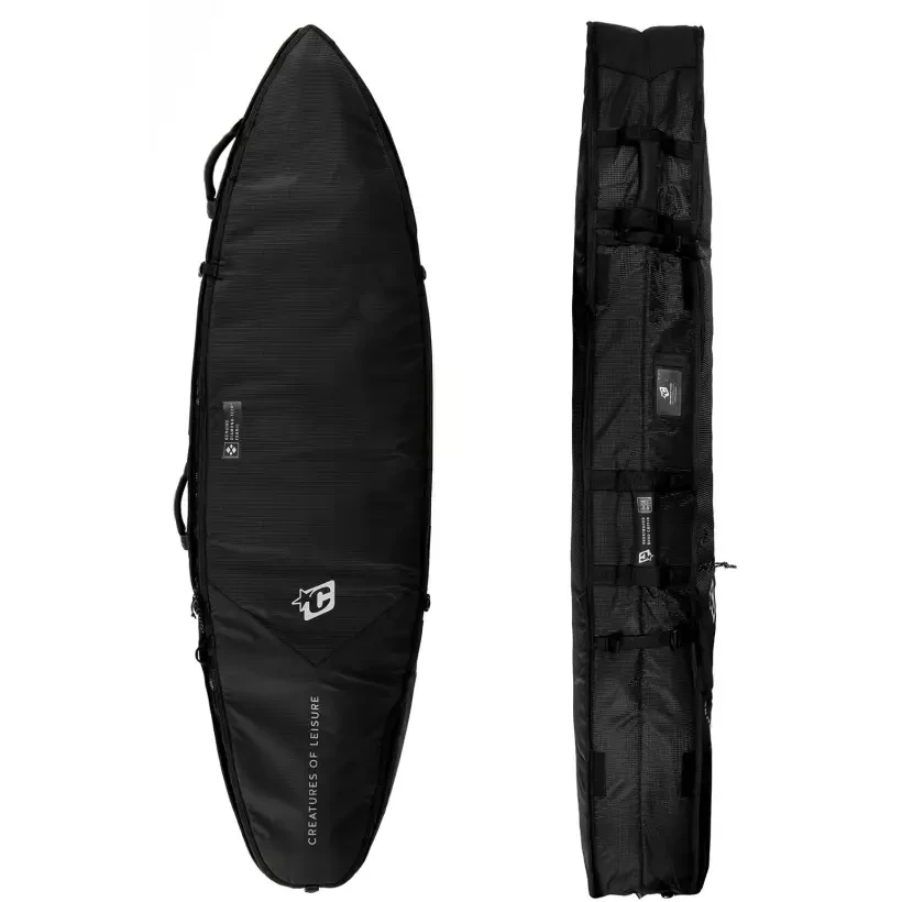 Funda Creatures Shortboard Quad Coffin DT2.0 Black Silver