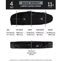 Sacche Creature Shortboard Quad Wheely DT2.0