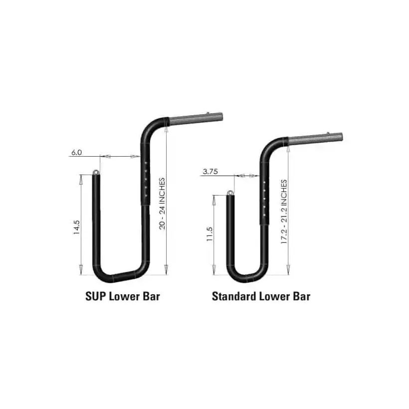 SUP adapter for bicycle board rack Moved By Bikes