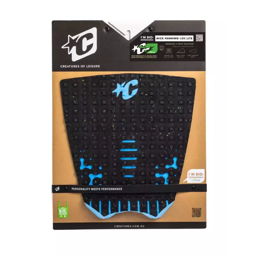 Carbon CyanGrip Creatures of leisure Mick Fanning Loc Lite Ecopure Carbon Cyan