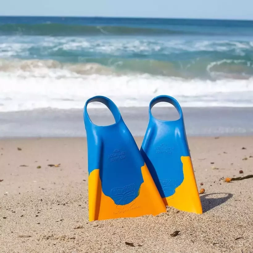 Palmes de bodyboard Churchill Makapuu Yellow/Blue