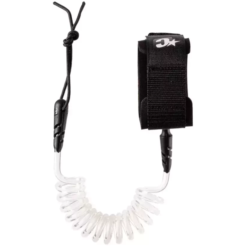 Leash bodyboard Creatures Icon Wrist white Black