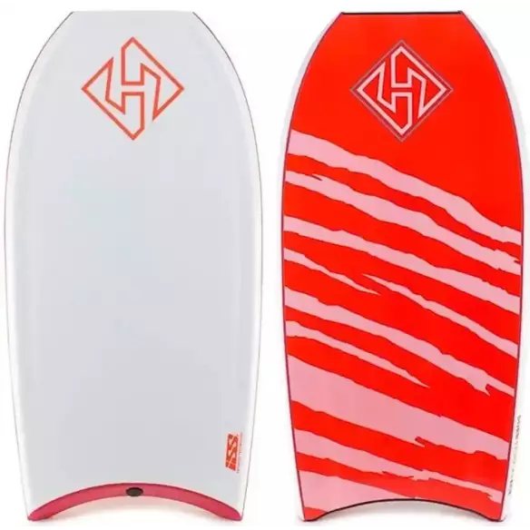 Planche de bodyboard Hubboards Dubb PP Pro ISS White/Red