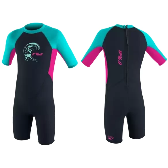 Shorty niños O´Neill Reactor Slate/Berry/Lightaqua
