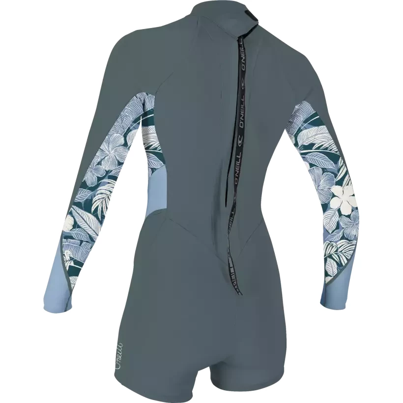 Fato Shortspring O´Neill Bahia Womens LS Shde/Palmeno Trop/Fade Denim