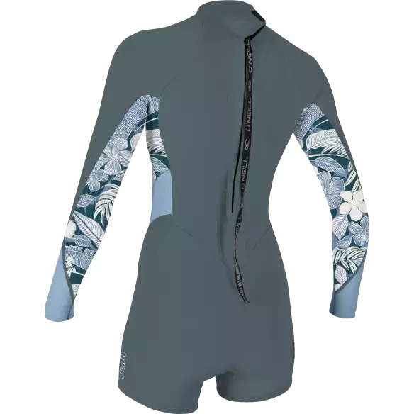 Fato Shortspring O´Neill Bahia Womens LS Shde/Palmeno Trop/Fade Denim