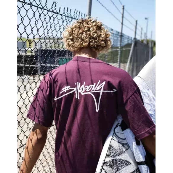 T-Shirt Billabong Trucker Plum