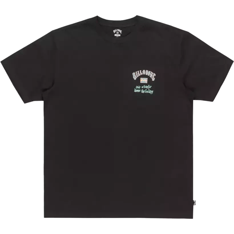 Maglietta Billabong Know The Feeling Black
