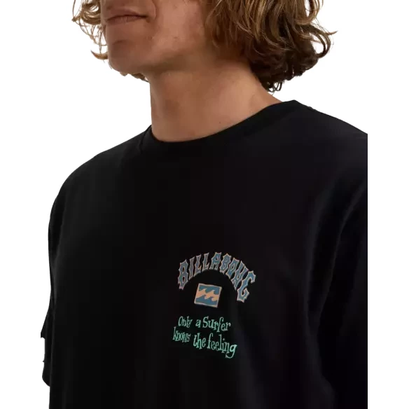 T-Shirt Billabong Know The Feeling Black