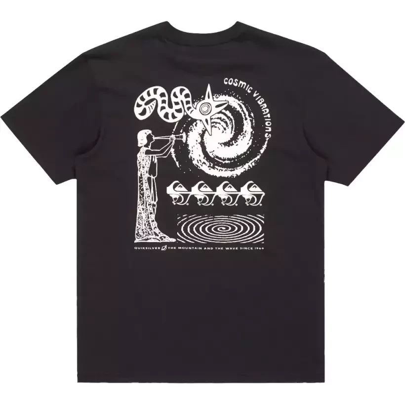 T-shirt Quiksilver Ev Cosmic Vibration black