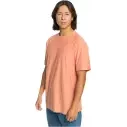 Tee Shirt quiksilver Slub Roundneck Canyon Clay