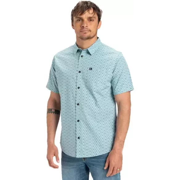 Camicia Quiksilver Apero Organic Classic aquifer florever