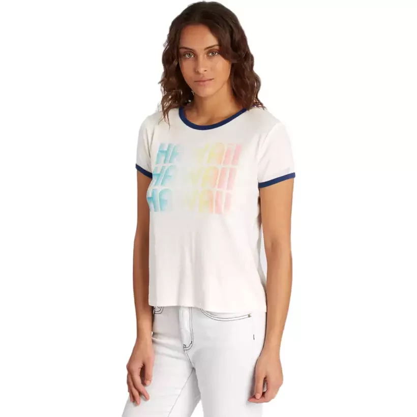 Camiseta Billabong Contrast Ringer Hawaii