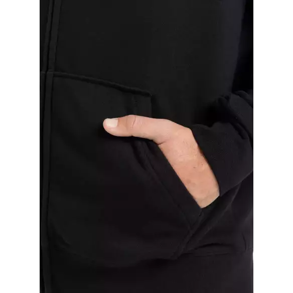 Sweatshirt Quiksilver Salt Water Zip Black