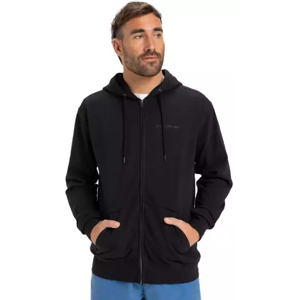 Sweatshirt Quiksilver Salt Water Zip Black