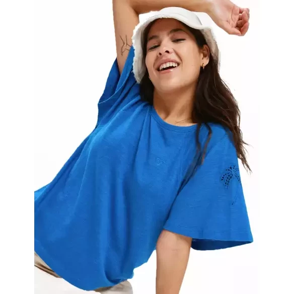 T-Shirt Roxy Time For Palm Tree Dazzling Blue
