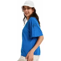 Camiseta Roxy Time For Palm Tree Dazzling Blue 2
