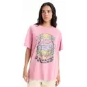 T-Shirt Roxy Sunny Oversize Orchid Smoke