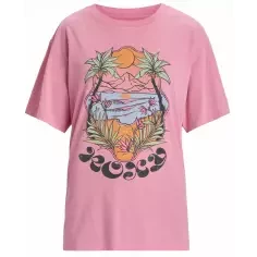Camisa Roxy Sunny Oversize Orchid Smoke