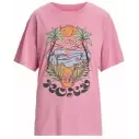 T-Shirt Roxy Sunny Oversize Orchid Smoke