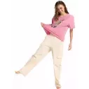 Camiseta Roxy Sunny Oversize Orchid Smoke