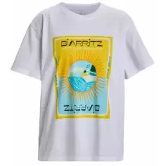 T-Shirt Roxy Atlas Bright White Biarritz