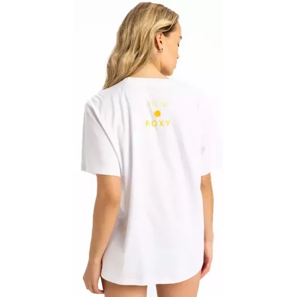 Camiseta Roxy Atlas Bright White Biarritz