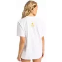 T-Shirt van Roxy Atlas Bright White Biarritz