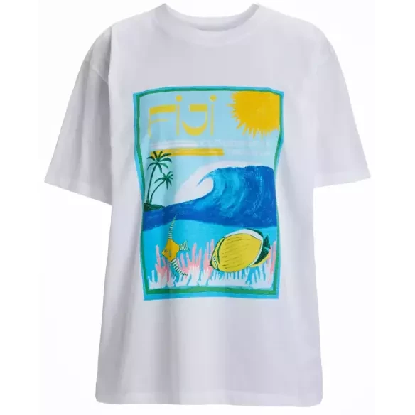 Camisa Roxy Atlas Bright White Fiji