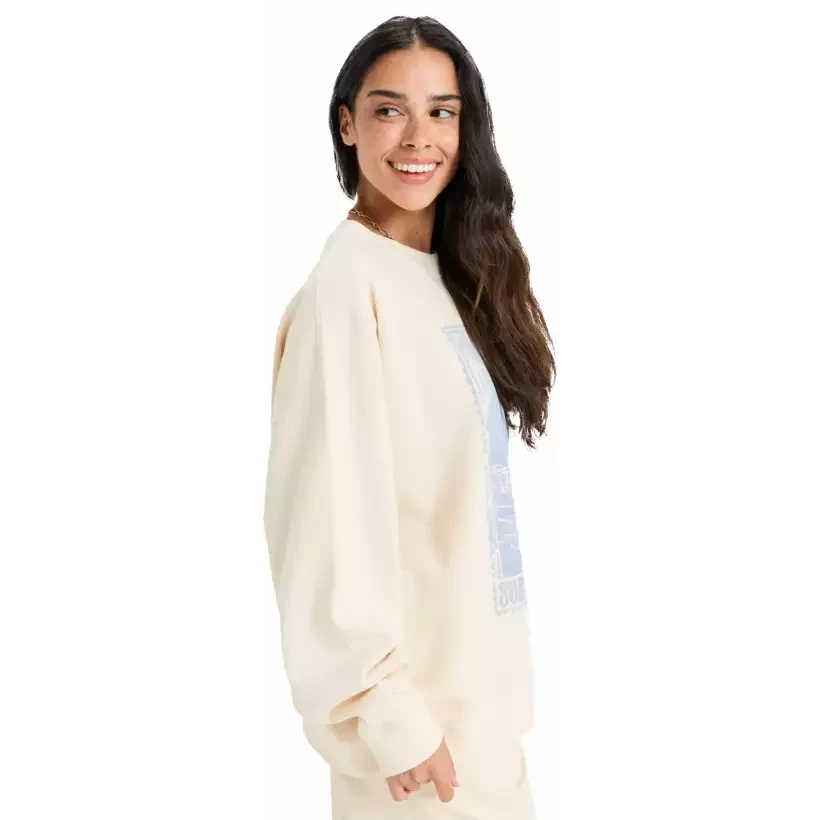 Roxy Lineup Parchment Sweatshirt
