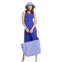 Borsa da spiaggia Roxy Crowded Beachfront Dazzling Blue