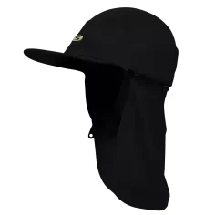 Cap FCS Essential Surf Cap Legionnaire Hat Black/Eucalyptus