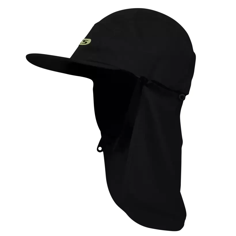 Cappuccio FCS Essential Surf Cap Legionnaire Hat Black/Eucalyptus