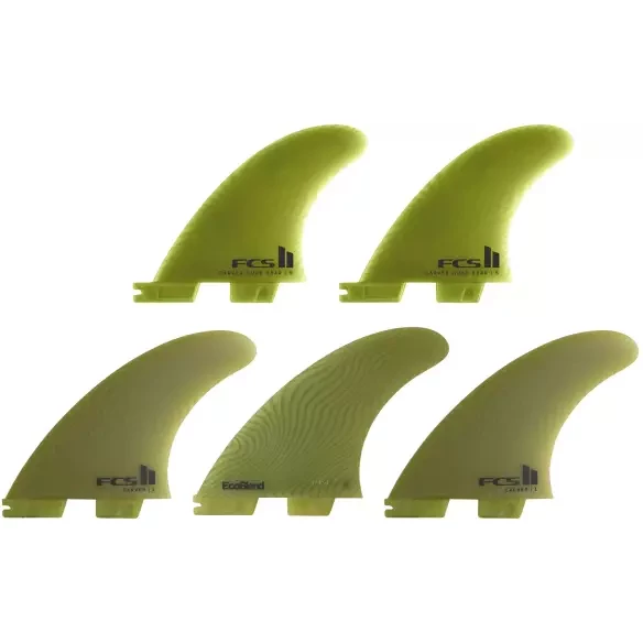 Quilhas surf tri-quad FCSII Carver Neo Glass Eco