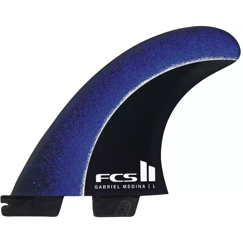 Quilhas surf FCS II Gabriel Medina PC AirCore Blue