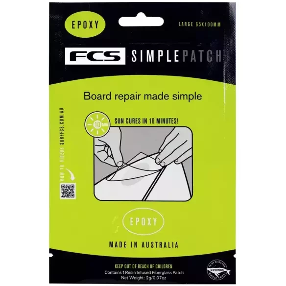 Reparaturset FCS Simple Patch Epoxy Large