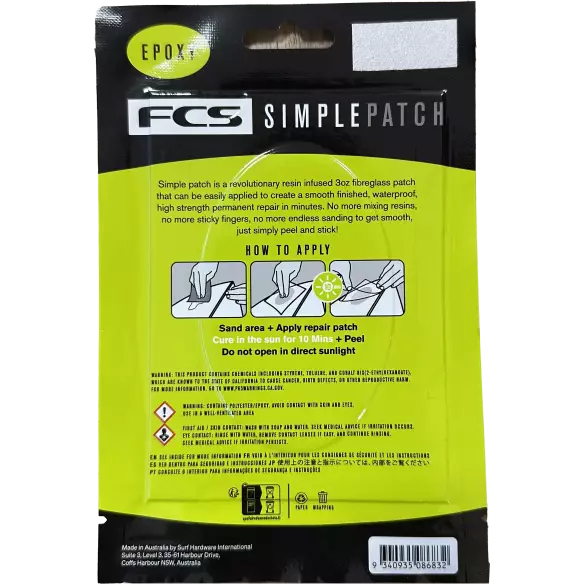 Repair Kit FCS Simple Patch Epoxy Regular