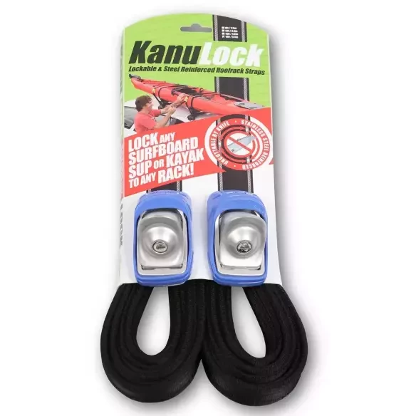 Kanulock Lockable TIE-DOWN Straps 5,4m/18Ft