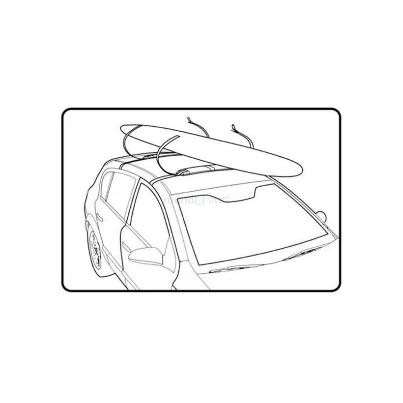 Porta tabellen surf FCS Soft Racks D-Ring SUP