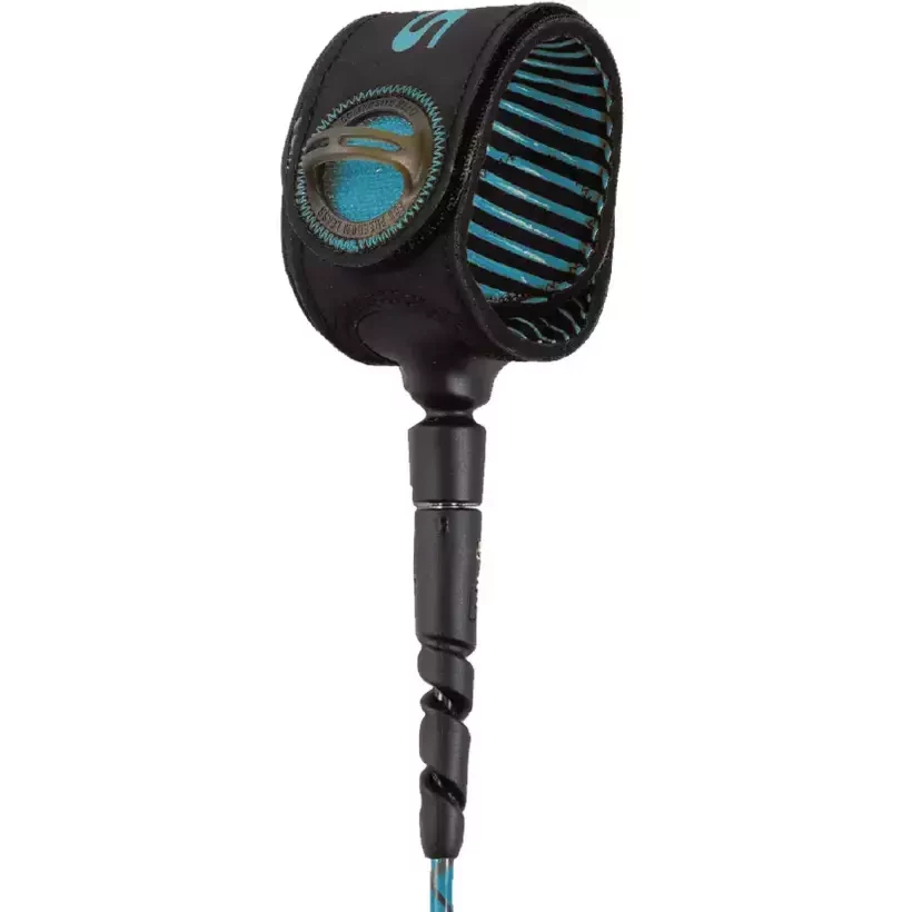 Surf Leash FCS Freedom Helix Comp Tranquil Blue/Black