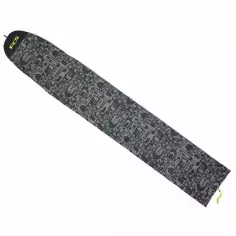 Funda FCS Stretch Cover Longboard Monogram Coal/Lime