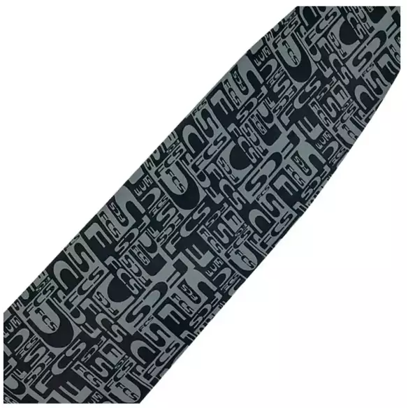 Boardbag FCS Stretch Cover Longboard Monogram Coal/Lime
