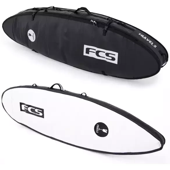 Capas de surf Doble FCS Travel 3 All Purpose