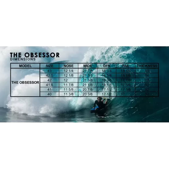 Bodyboard Pride Obsessor PP RRC Black/ Electric Blue
